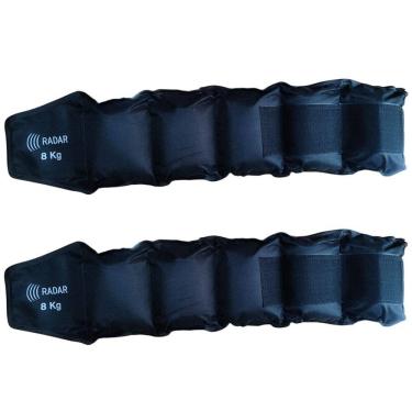 Imagem de Par de Tornozeleira Caneleira de 8KG Profissional Reforçada