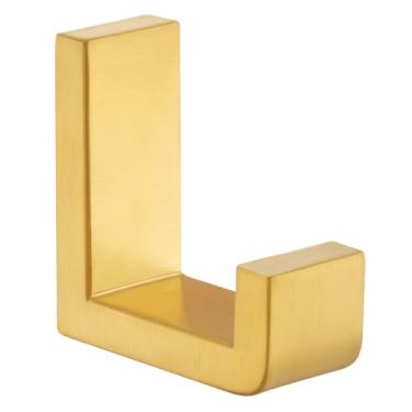 Imagem de Gancho para toalha de banho de aço inoxidável SUS304 com ângulo simples, gancho para toalha de banho de aço inoxidável, gancho para casacos de utilidades largos, gancho para toalha de mão