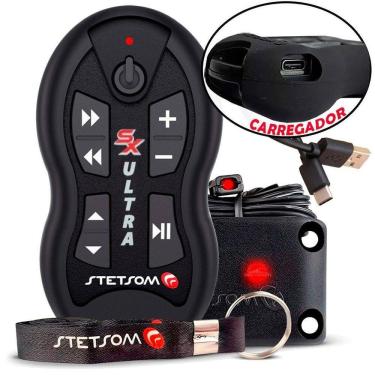 Imagem de Controle Longa Distancia Stetsom Sx2 Ultra 500M Recarr Preto