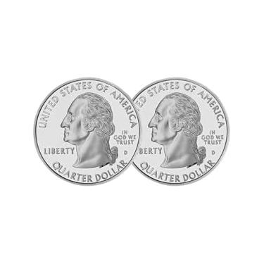 Imagem de Pacote de truques de mágica de moeda dupla | Dupla face | Truque de moeda mágica | Moedas de truques | Conjunto de moedas mágicas | Cabeças de dupla face | Moedas truques (quarto de cabeça dupla)