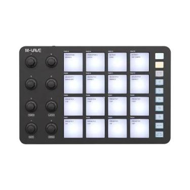 Imagem de Controlador MIDI USB Recarregável Sem Fio M-VAVE SMC-Mixer Console De 