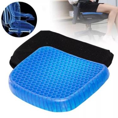 Imagem de Almofada Assento Em Gel Com Capa Ovo Silicone Ortopédica - Lion