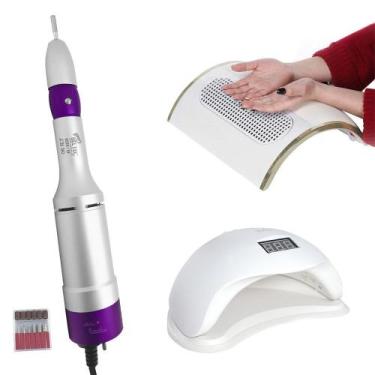 Imagem de Kit Beltec Lb50 Cabine Digital Aspirador Pó Triplo Nail 220V, Bivolt