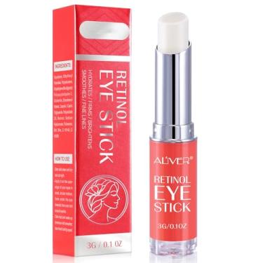 Imagem de Retinol Eye Stick, Retinol Eye Cream, Under Eye Stick para olheiras, Creme para Olhos Antienvelhecimento, Produtos de Tratamento para Olhos para Linhas Finas, Bolsas, Rugas, Inchaço 3 g