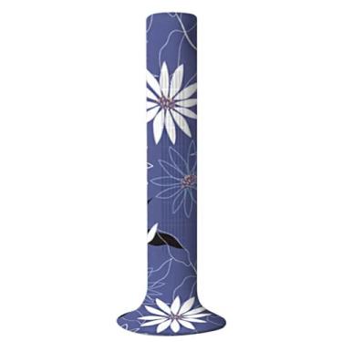 Imagem de ZUYYON Capa contra poeira para ventilador de torre, capa de proteção vertical à prova de poeira para 94 a 129 cm, capa protetora lavável para ventilador de chão, capa de padrão floral para ventilador