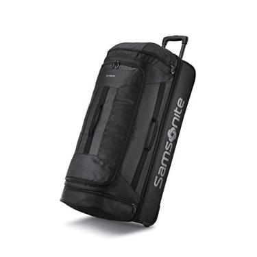 Imagem de Samsonite Andante Bolsa esportiva com rodinhas com 2 rodas, Todo preto, 32-Inch, Andante Bolsa esportiva com rodinhas com 2 rodas