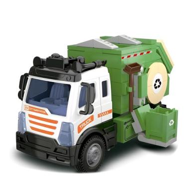 Imagem de Carro de Controle Remoto - Caminhão de Coleta de Lixo - DM Toys