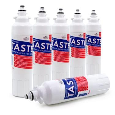 Imagem de Filtro de substituição Clear Choice para LG LT800P ADQ32617703 filtro de água compatível com RWF1160 RWF3500A WF-1040A BM-LP8 filtro de água de geladeira, NSF/ANSI 42, caixa com 6, feito nos EUA