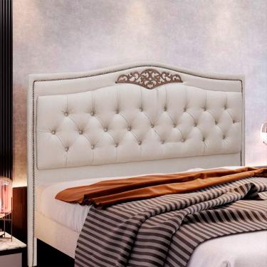 Imagem de Cabeceira Estofada Holanda 1,95 King Size Linho Speciale Home Capuccino