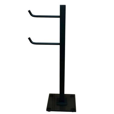 Imagem de Papeleira De Chão Luxuosa Maciça Metal - Preto