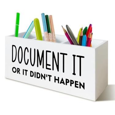 Imagem de UNCDLV Organizador de mesa, suporte de lápis para escritório, escola, dormitório e penteadeira, acessórios de mesa, suporte de pincel de maquiagem 843