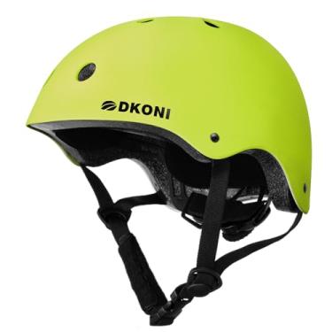 Imagem de DKONI Capacete De Bicicleta Infantil, Ajustável E Multiesportivo, Para Bebês Crianças Pequenas, 3 Tamanhos (Verde, Médio: 20,5-22 Polegadas (52-56 Cm))