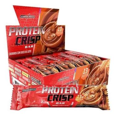 Imagem de CRISP BAR CHURROS C/DOCE DE LEITE DISPLAY C/12 45g INTEGRALMEDICA