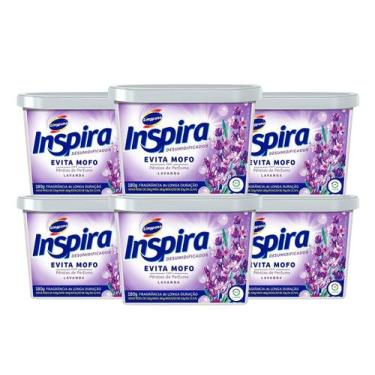 Imagem de Kit 12 unidades Evita Mofo Limppano 180g Lavanda