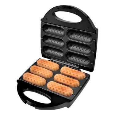 Imagem de Crepeira Salsicha Queijo De 6 Chapas Antiaderente  110v 750w - ZEM, 11