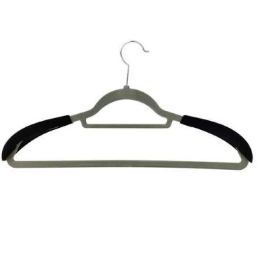 Imagem de Kit 2 pecas alargador ombro para cabide veludo 4,5x3,5cm - cleanhome, 