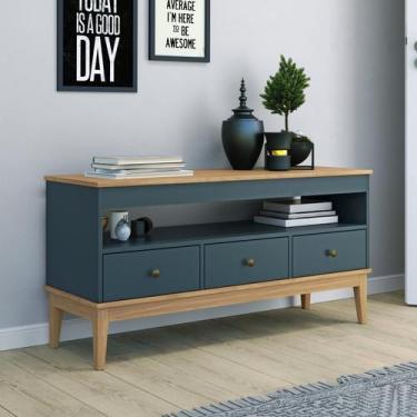 Imagem de Rack - Colonial 1200cm X 600cm X 410cm 3 Gavetas - Movelbento