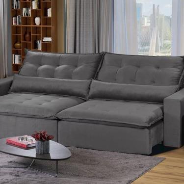 Imagem de Sofá Bahia Modular 6 Lugares 290cm com Molas Retrátil e Reclinável - Y