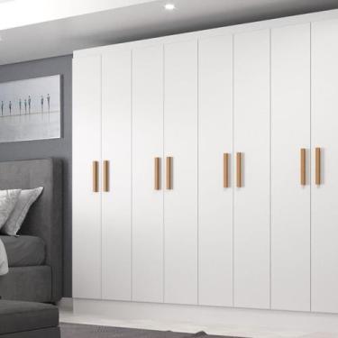 Imagem de Móveis para Quarto Guarda-roupa 8 Portas Paris - Evidência Móveis