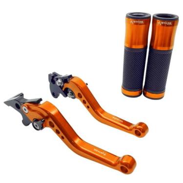 Imagem de Kit Manopla Luva Manete Esportivo Yes 125 Intruder 125 Dafra Riva - No