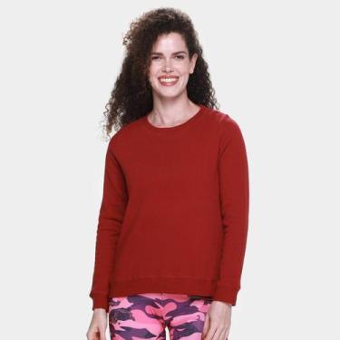 Imagem de Moletom Gonew Básico Feminino, Vermelho, P