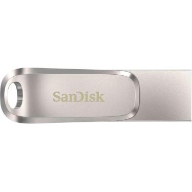 Imagem de Pen Drive SanDisk - Ultra Dual Drive Luxe 512 GB USB 3.1, unidade flash USB tipo C - prata-SDDDC4-512G-A46