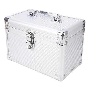 Imagem de lyrlody 6 Discos CD DVD Storage Box Organizer, Caso de Mídia ABS à Prova de pó e Poeira para Viagens de Escritório Em Casa, Tamanho Compacto Com Mecanismo Aberto Fácil, Design Elegante e Portátil