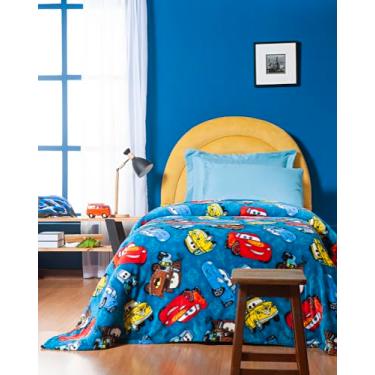 Imagem de Cobertor manta INFANTIL desenho estampa menino menina (Carros Route 66)