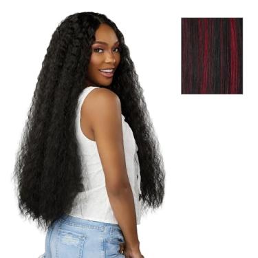 Imagem de Sensationnel Dashly Lace Front Wig - Unit 52 Hand Tied Laceparting Ear to Ear Synthetic (F1B/BG)