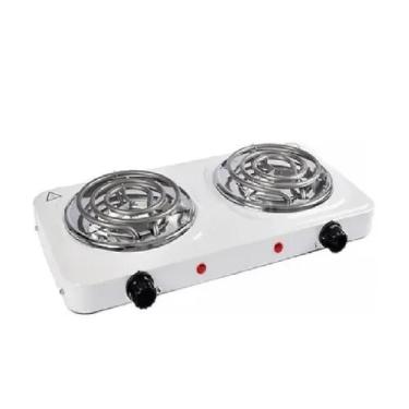 Imagem de Fogão Fogareiro Elétrico Portátil 2 Bocas 2000w 110v ou 220v Potente P