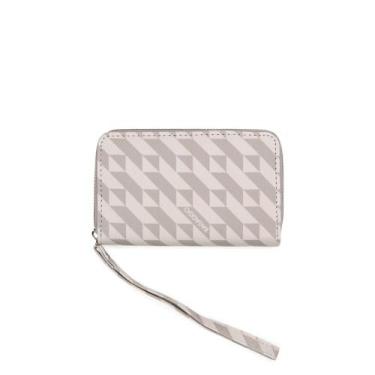 Imagem de Carteira Feminina Pequena com Alça Monograma BG Bege - Bagaggio, Bege,