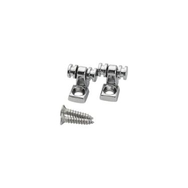Imagem de OVSAL 2 PCS Roller String Retainer String Trees for Tele Telecaster Electric Guitar Chrome