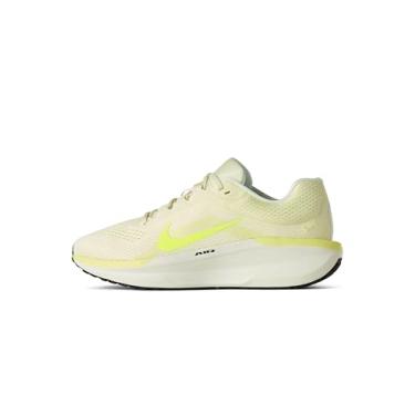 Imagem de Nike Tênis de corrida masculino Winflo 11 Road, Leite de coco/neon amarelo zitron-volt claro, 40