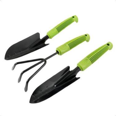 Imagem de Kit Jardinagem 3 Peças Pazinhas E Ancinho (rastelo) - EDA