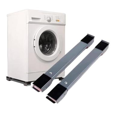 Imagem de Suporte De Geladeira/Maquina De Lavar E Fogão Inox Com Rodinhas Grande(Suporte pequena 200kg)