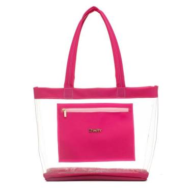 Imagem de Bolsa Sacola Feminina Praia/Piscina De Ombro Dhaffy, Rosa