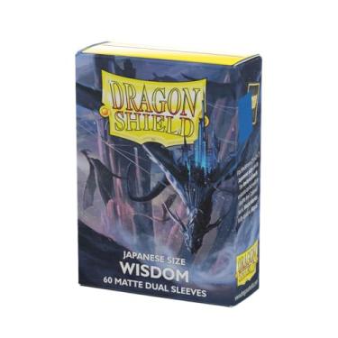 Imagem de Dragon Shield Mangas – Dragon Shield Matte Japanese Dual Wisdom (azul) 60 CT - As capas para cartas MTG são lisas e resistentes - compatíveis com Yu-Gi-Oh!