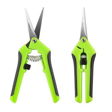 Imagem de Briartw 2 Tesouras Ergonômicas Com Mola, Artesanais Mola E Lâminas De Aço Inoxidável, Para Cortar Detalhes Complexos Padrões Apertados Pessoas Artrite Ou Força Limitada Nas Mãos