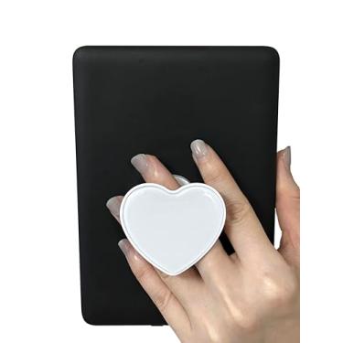 Imagem de Gowjaw Cute Heart Suporte expansível dobrável para Kindle eReaders iPhone e smartphone (branco)