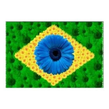 Imagem de Canga Praia Bandeira Brasil Flora Fauna Fita Tropical 2023 - BALI, Flo