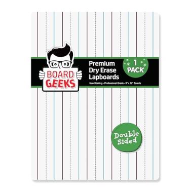 Imagem de Board Geeks 1 pequeno quadro apagável a seco para crianças – quadro branco para crianças, estudantes e professores | durável e portátil mini quadro branco infantil | quadros brancos pequenos de dupla