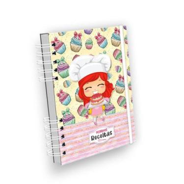 Imagem de Caderno de Receitas Coleção Minhas Receitas - Cabelinho Vermelho - Nis