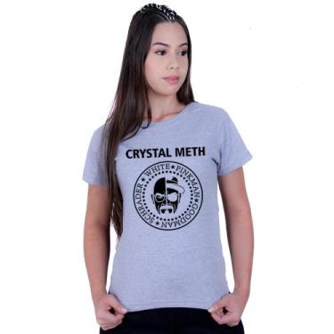 Imagem de Camiseta Baby Look Feminina Algodão Série Breaking Bad Heisenberg - La