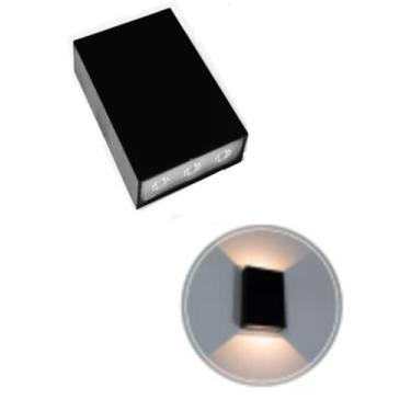 Imagem de 18 Arandela Slim Efeito Parede Muro Externa + Led Incluso - Aaatop