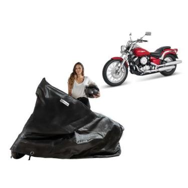 Imagem de Capa Proteção Cobrir Moto Yamaha Xvs 650 Drag Star - Kahawai, Preto