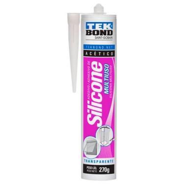 Imagem de Tubo Silicone Acético Transparente Multiuso 270g TEKBOND