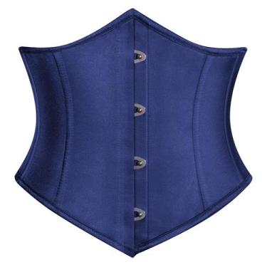 Imagem de Cinto de espartilho Scarlet Darkness Vintage azul marinho tamanho 16 p