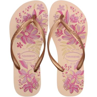 Imagem de Chinelo de Dedo Havaianas Slim Organic 2 Floral Feminino