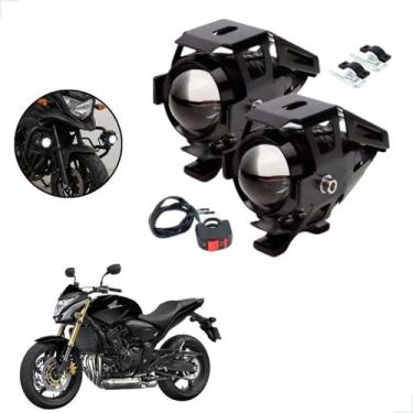 Imagem de Kit Led Farol Milha Moto Honda CB600F HORNET 2005 2006 2007 2008 2009 