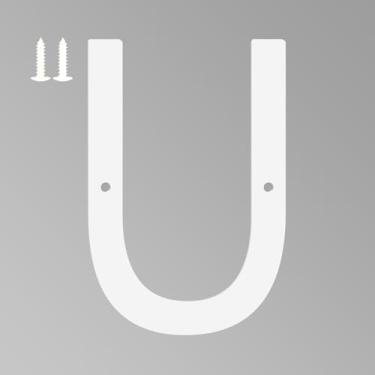 Imagem de Números de casa branca de 15 cm para uso externo, letras de metal para placas externas, letras de endereço de casa de alumínio antiferrugem para porta da frente, escritório e decoração de jardim